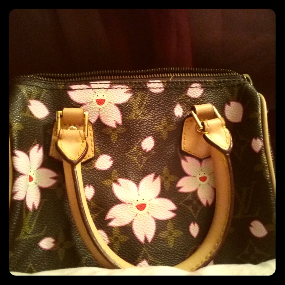 Cherry blossom Vuitton monogram bag